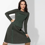 Комплект с юбкой Инста-стиль (2 в 1, elegant) . Состав: 65% акрил, 30% ангора, 5% спандекс