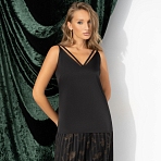 Создана для поцелуев (чёрный). Купить женский Топ оптом от производителя.