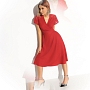 Платье В образе мечты (imperial red). Состав: 95% п/э, 5% спандекс