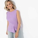 Блуза с декоративной сборкой Счастье с тобой (lilac)