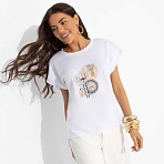 Футболка с принтом Оттенок настроения