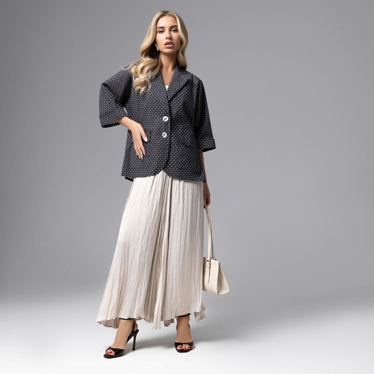 Жакет Джинсовый стиль (черный). Состав: 95% хлопок, 5% спандекс