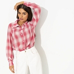 Рубашка свободного кроя Цветущее очарование (яркая)