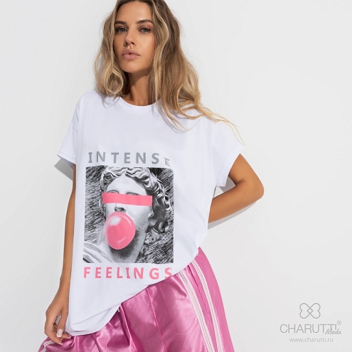 Футболка Полна сюрпризов. Состав: 95% хлопок; 5% лайкра