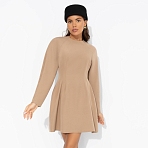 Платье приталенное Любовь с первого платья (бежевое)