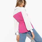 Блуза С высоты очарования (colorful, с поясом). Состав: 95% п/э, 5% эластан