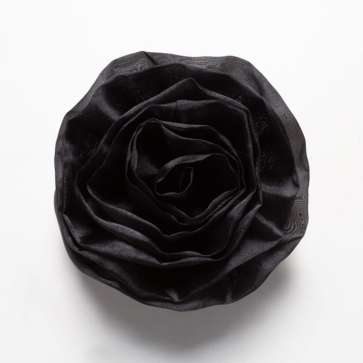 
Брошь из органзы, Полуночная роза