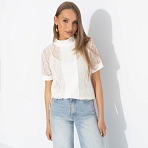 Футболка Фирменное приветствие (white). Состав: 65% п/э, 30% ангора, 5% спандекс