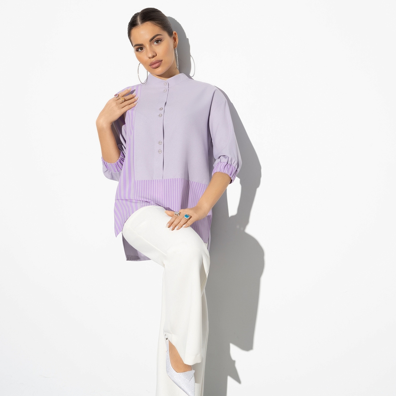 Стильный имидж (sweet lilac). Состав: 95% п/э, 5% спандекс