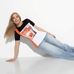 Футболка Волшебная аура (lady wow). Состав: 65% п/э, 30% вискоза, 5% стрейч