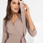 Платье Несбыточное желание (beige). Состав: 95% п/э, 5% эластан
