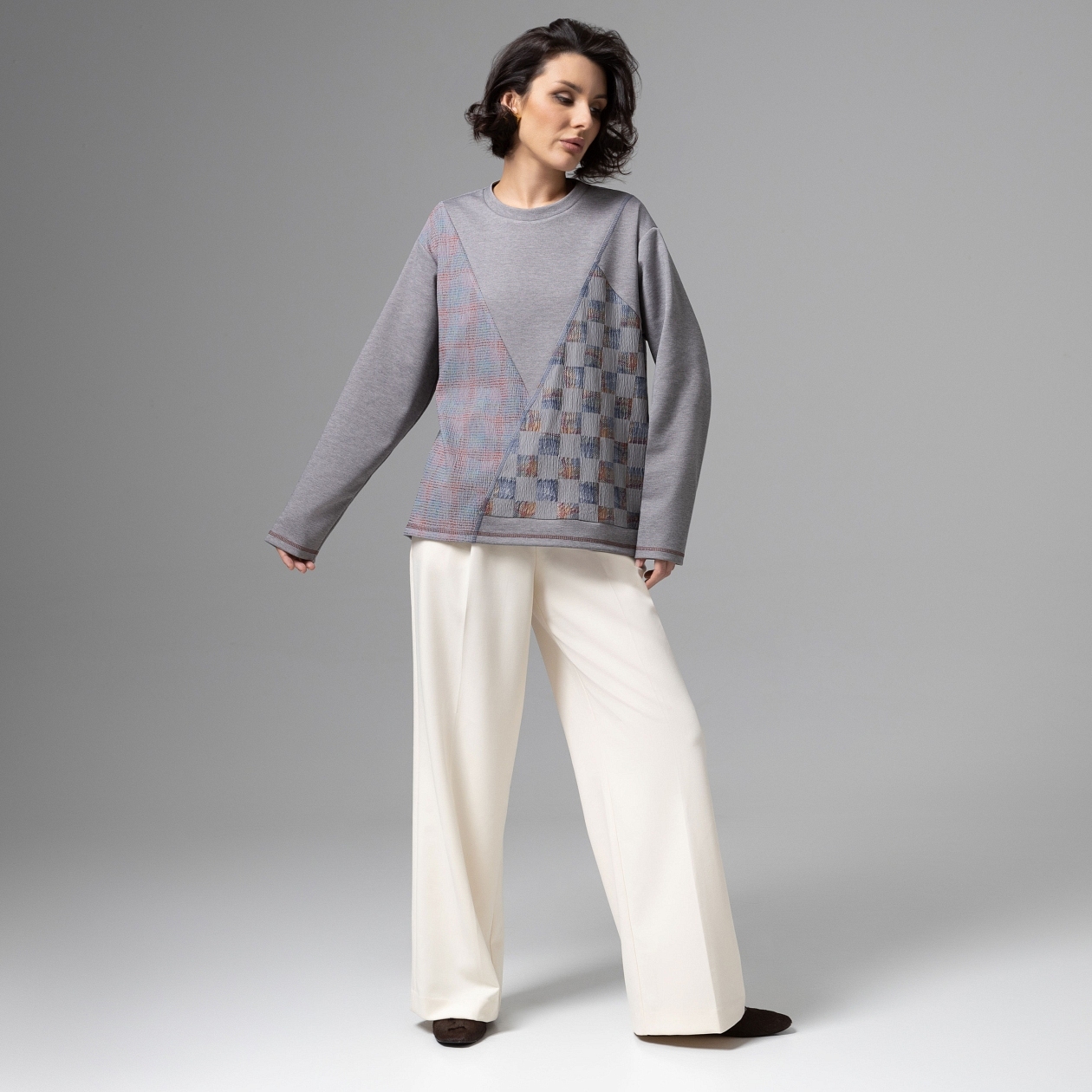 Лонгслив Стиль вне закона. Состав: 50% п/э, 35% вискоза, 12% нейлон, 3% спандекс