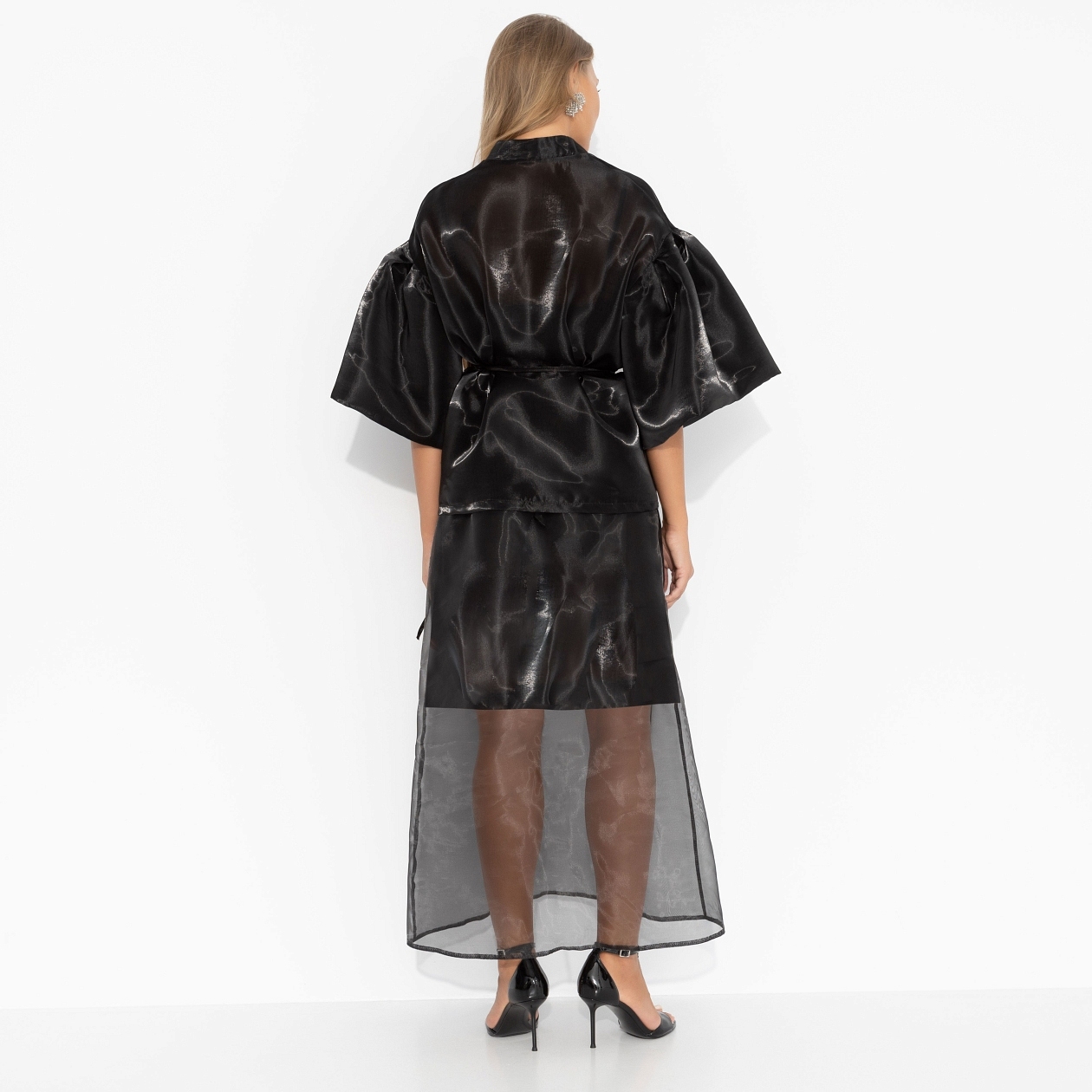 Костюм с юбкой Очарование момента (2 в 1, с поясом). Состав: 100% полиэстер