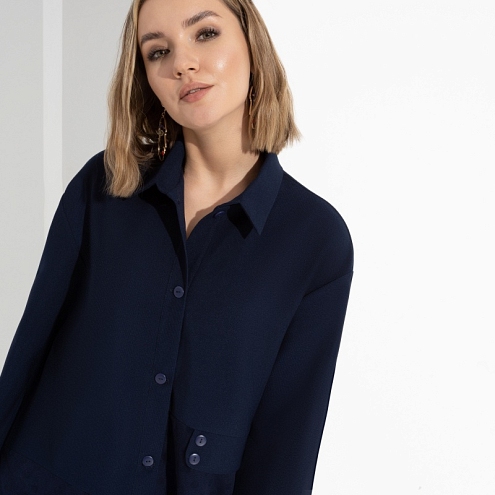 Платье Ночной каприз (dark blue). Состав: 95% п/э, 5% спандекс
