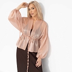 Жакет Вершина восхищения (пудровый). Состав: 100% полиэстер