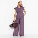 Жилет на завязках Слишком модно (бордовый)