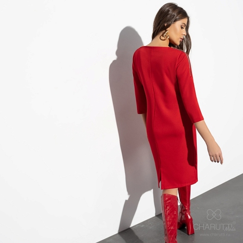 Платье Поколение Next (red style). Состав: 96% п/э, 4% спандекс