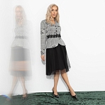 Костюм с юбкой Восхищаюсь тобой (2 в 1, new). Состав: 85% п/э, 10% вискоза, 5% спандекс