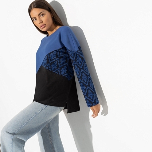 Туника Геометрия стиля (blue fashion) 