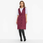 Сарафан Магическая сила (бордо). Состав: 95% п/э, 5% спандекс