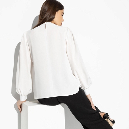 Блуза Модный флирт (chic white) 