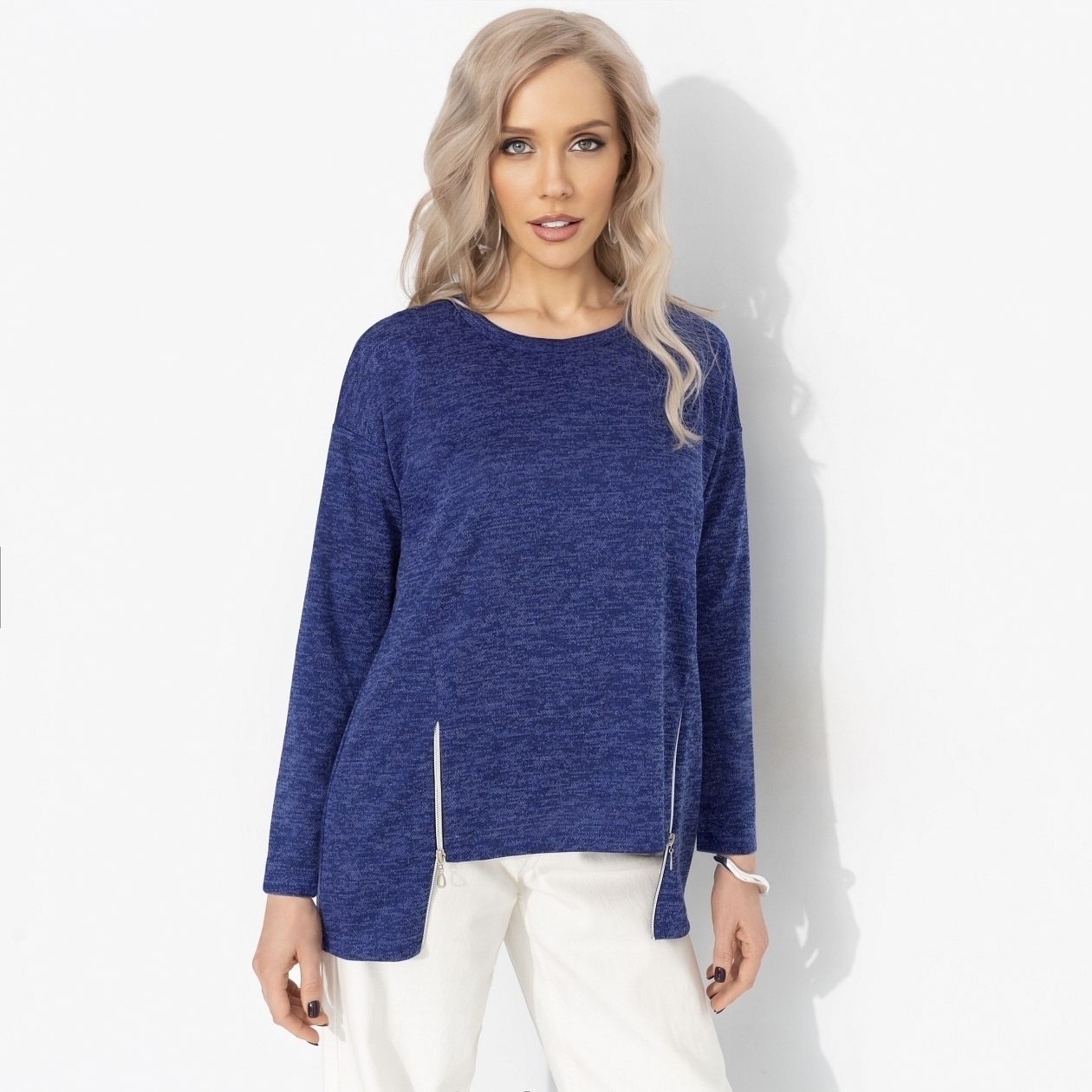 Городской драйв (синий). Состав: 65% п/э, 30% вискоза, 5% эластан