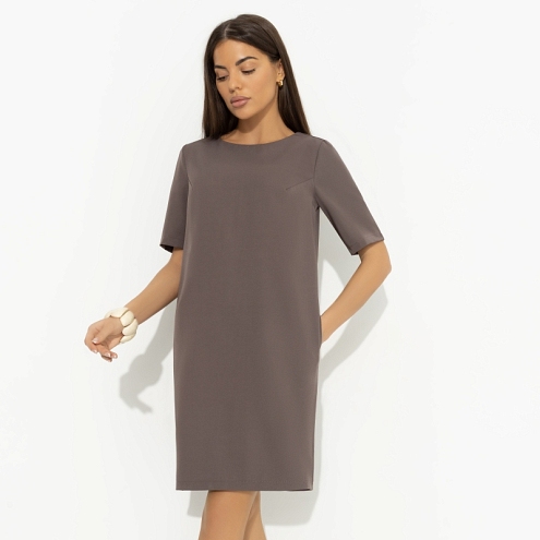 Платье Виртуальные будни (brown) 