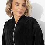 Бомбер Хочу-надо-беру (чёрный). Состав: 90% полиэстер, 10% нейлон