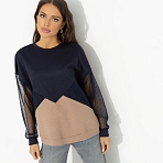 Свитшот свободного кроя Любимый образ (small peas)