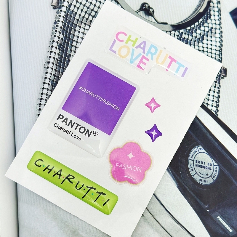 CHARUTTI Love (pantone). Состав: 6 объемных стикеров