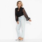 Блуза Вечная привилегия (блеск). Состав: 98% п/э, 2% спандекс