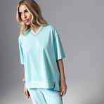 Футболка Элегантность в движении. Состав: 65% п/э, 30% вискоза, 5% спандекс