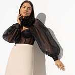 Болеро Деловой взгляд (lady, с брошкой). Состав: 100% полиэстер