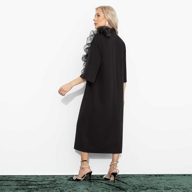 Платье Сияние глянца (чёрное) 