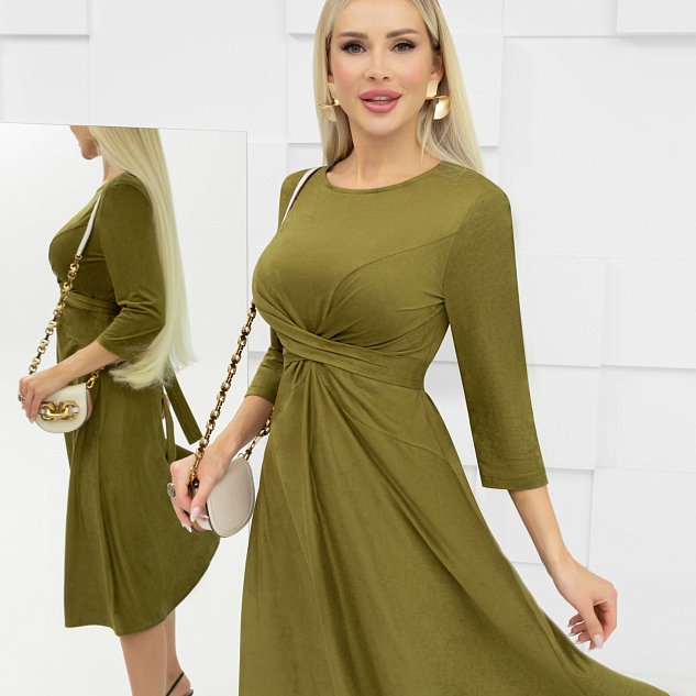 Платье Беспроигрышная формула (хаки) 