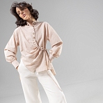 Рубашка из 100% хлопка Дивная смелость (beige)