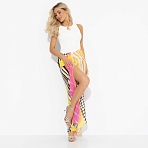 Парео с ярким принтом Навстречу приключениям (pink)