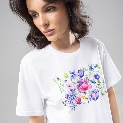 Футболка Великолепна уже утром (beautiful flowers) 