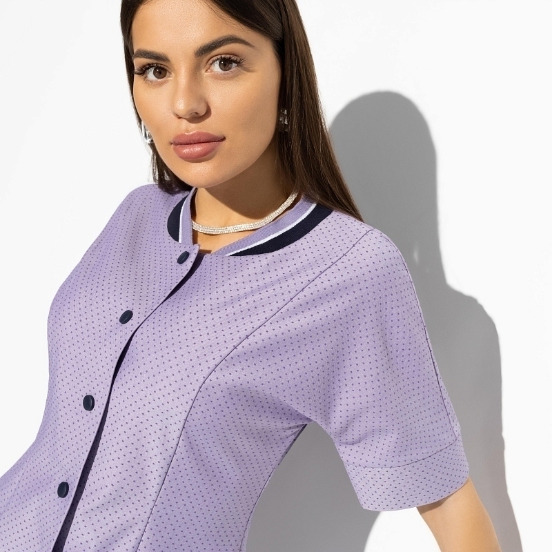 Брючный костюм Утонченный стиль (lady lilac, 2 в 1). Состав: 65% п/э, 30% вискоза, 5% спандекс