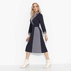 Платье с имитацией запаха Образ вне закона