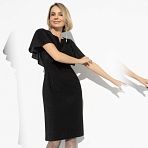 Платье В праздничном сиянии (black). Состав: 95% п/э, 5% эластан