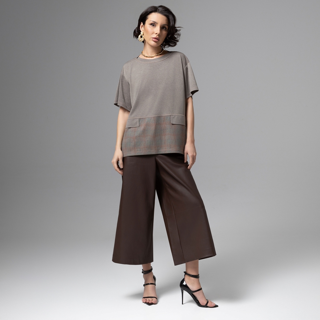 Футболка Стальной взгляд. Состав: 68% п/э, 30% вискоза, 2% спандекс