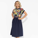 Комплект с юбкой Молодая и привлекательная (2 в 1, floral). Состав: 95% п/а, 5% эластан