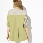 Стильный имидж (elegant green). Состав: 65% п/э, 15% вискоза, 15% хлопок, 5% спандекс