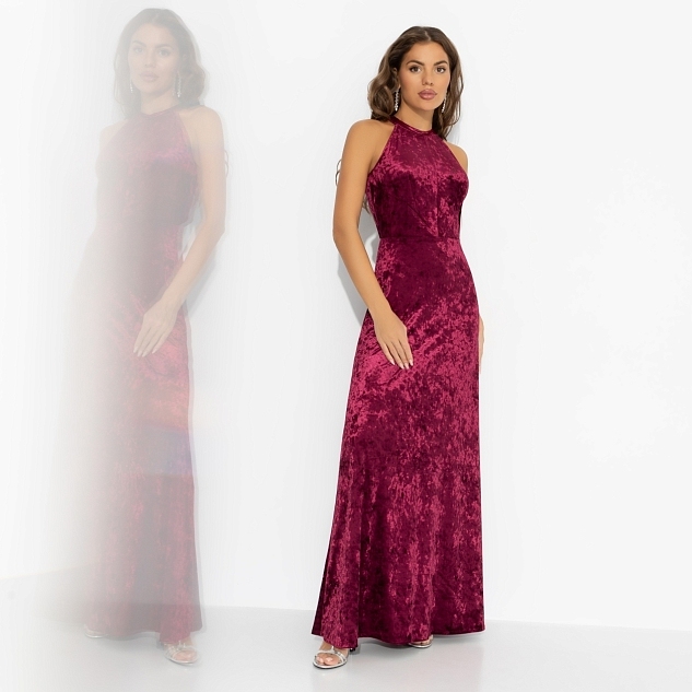 Платье Без границ (рубин) 