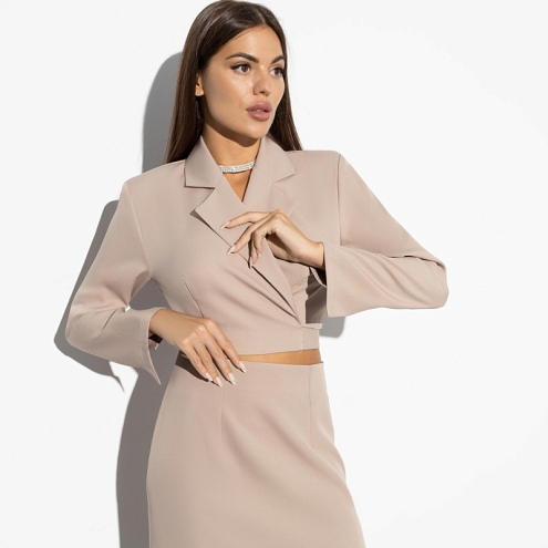 Жакет Стильная сенсация (beige) 
