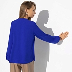 Блуза Миг совершенства (electric blue). Состав: 95% полиэстер, 5% эластан