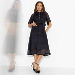 Платье Моя итальянская история (таинство, с поясом). Состав: 90% полиэстер, 8% нейлон, 2% спандекс