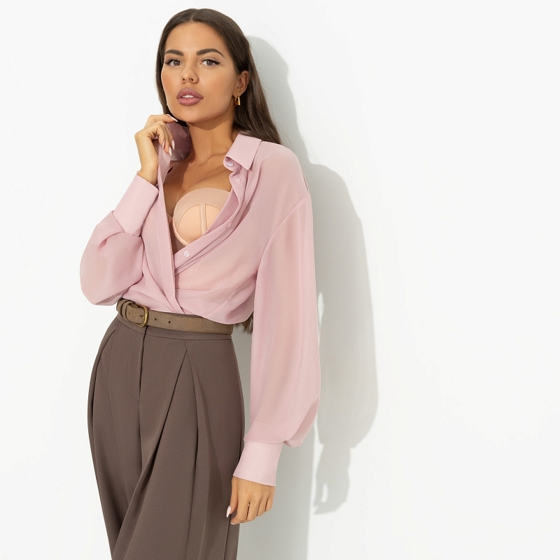 Стильный вайб (pink). Состав: 97% полиэстер, 3% спандекс