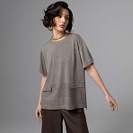 Футболка Стальной взгляд. Состав: 68% п/э, 30% вискоза, 2% спандекс